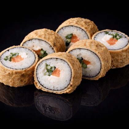 Zərif tempura losos