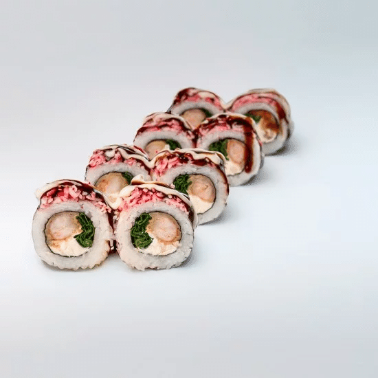 Креветка темпура с крабом