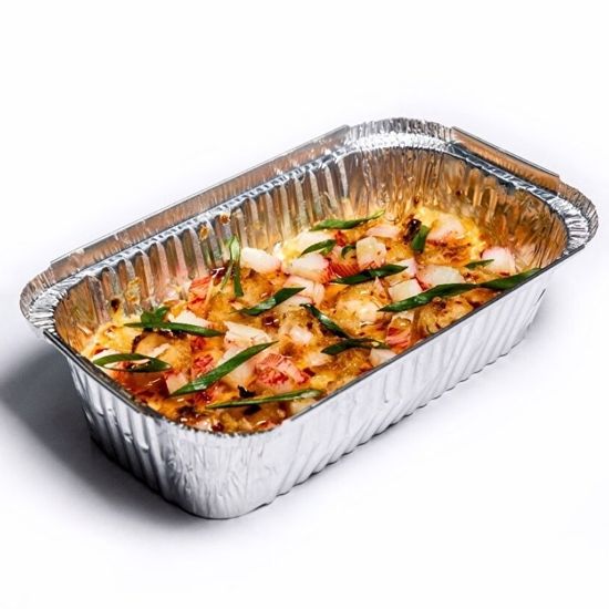 Запеканка с креветкой и крабом