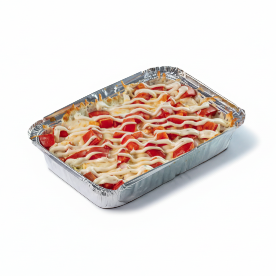 Запеканка с курицей и ветчиной