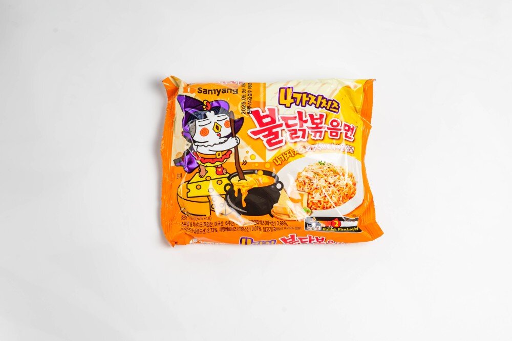 Лапша бульдак 4 сыра мяг