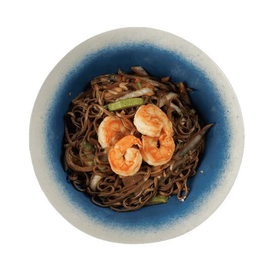 WOK с креветками