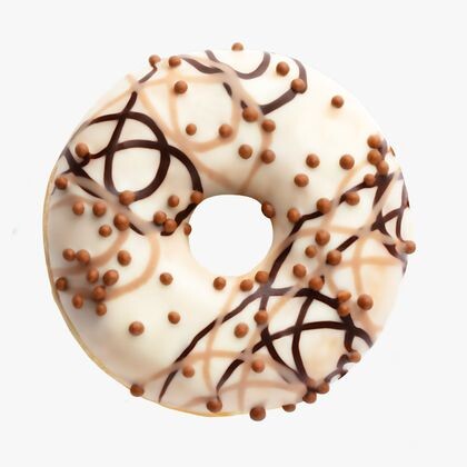 Донат глазированный "Карамель" с начинкой со вкусом карамели 0,067 (36ШБ) (РОССИЯ)