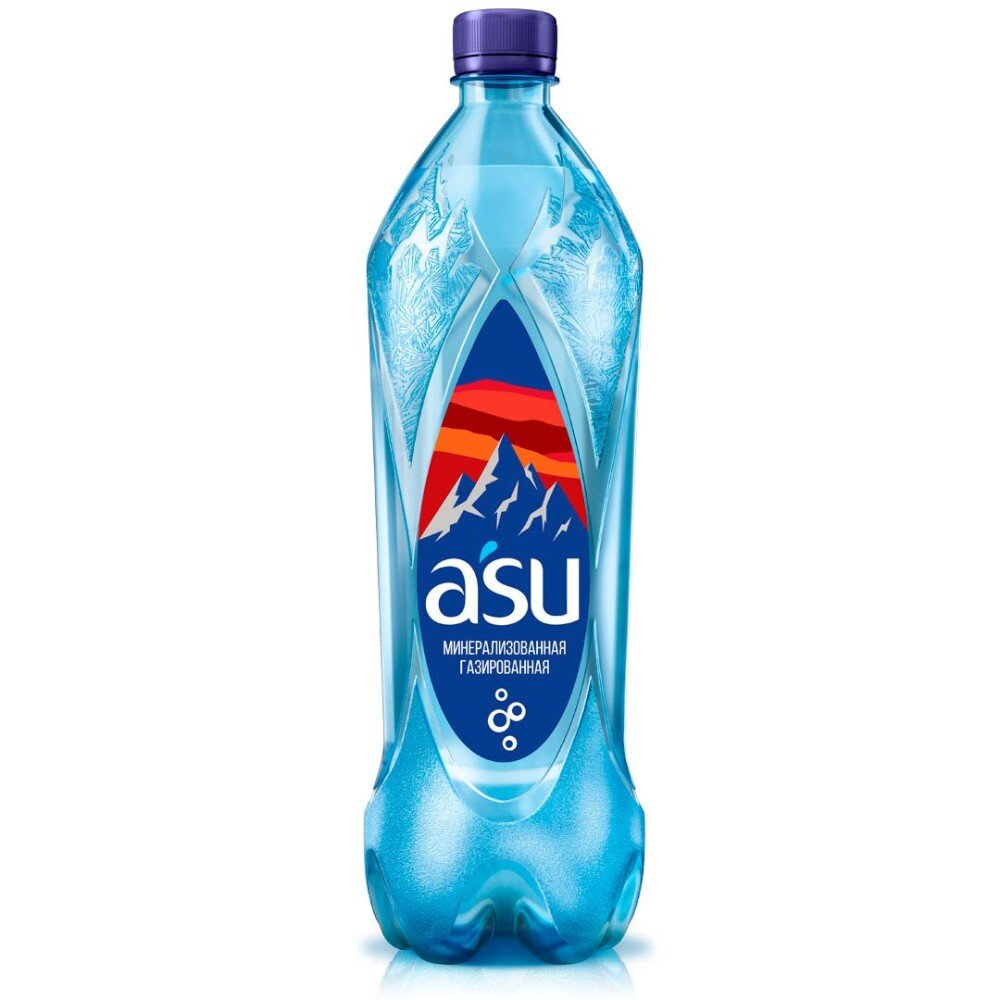 Вода газ ASU 1л