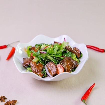 Салат с нежной телятиной