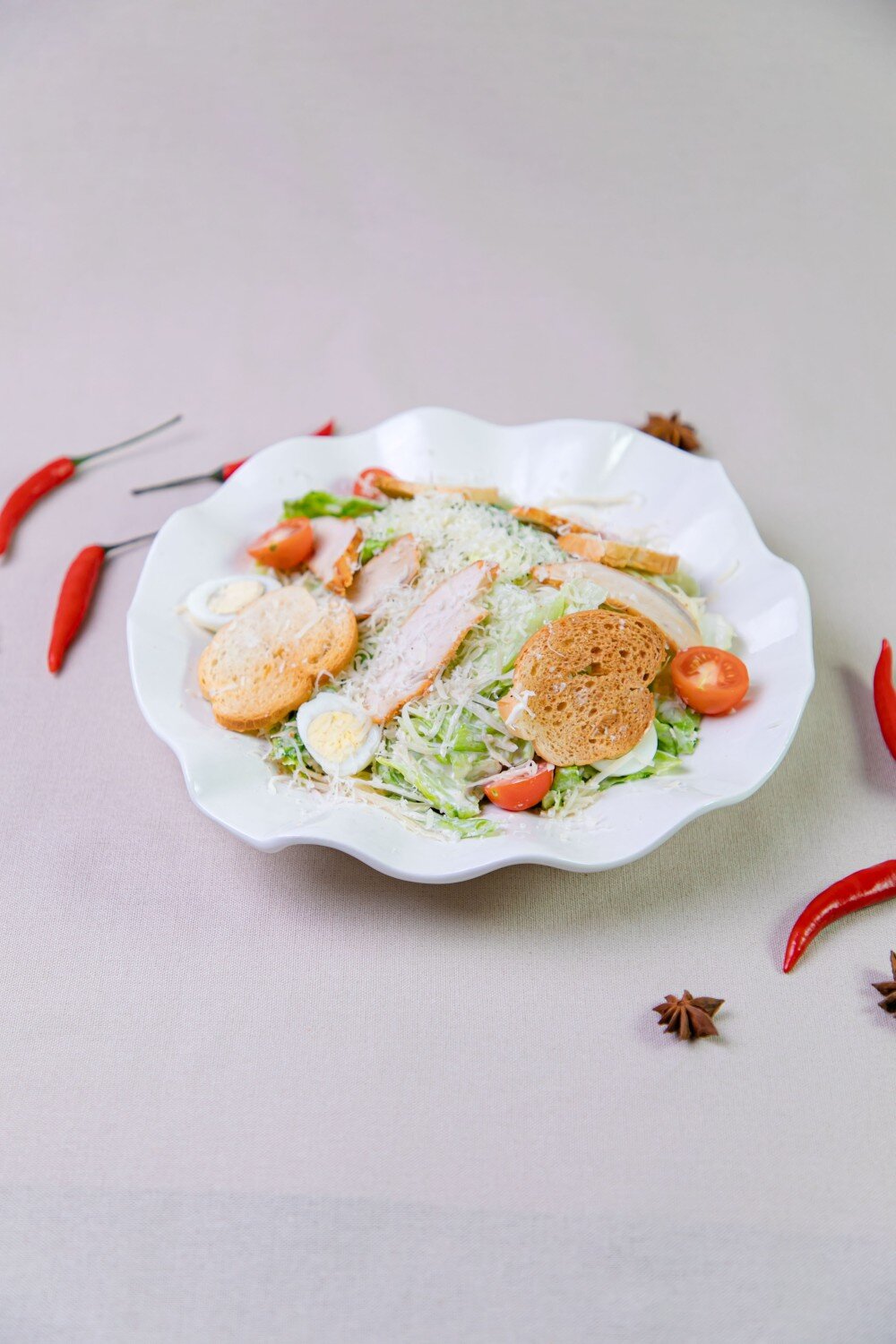 Цезарь с курицей