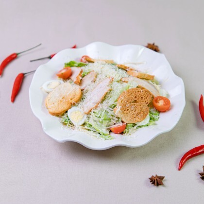 Цезарь с курицей