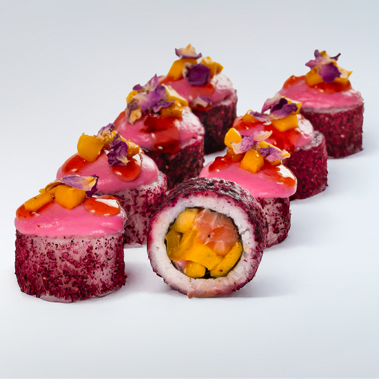 Манго-ролл с соусом Cherry