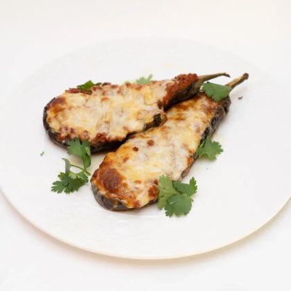 Баклажаны Аль форно с телятиной и мацареллой