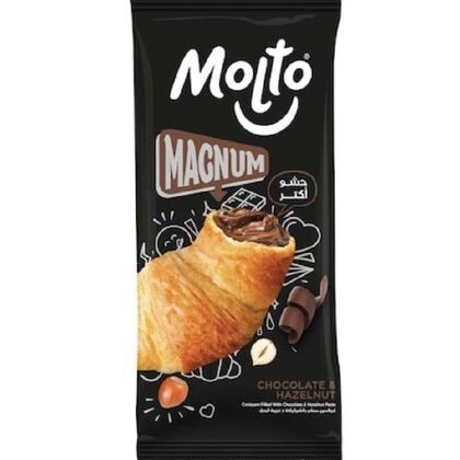 Круассан Molto Magnum с шоколадом и фундуком - 1 шт #0090#