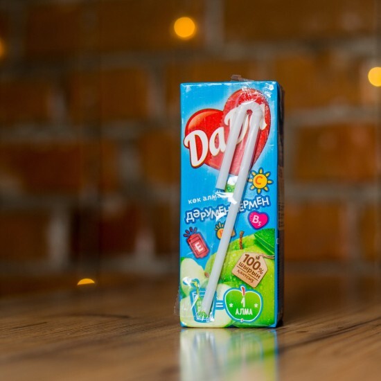 Сок с трубочкой